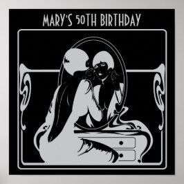 Póster festa de aniversário de 1920