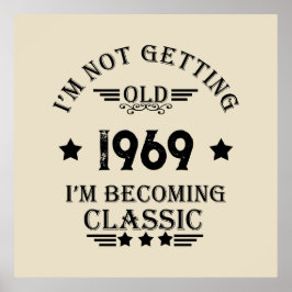 Poster Festa de aniversário de 55.a safra personalizada