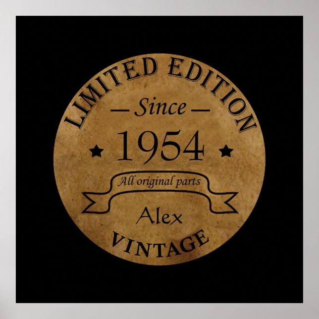 Poster Festa de aniversário de 70 de setenta dias persona (Frente)