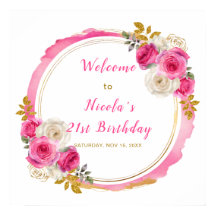 Festa de aniversário de Flores Elegantes, Rosa-Que