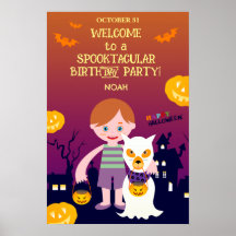 Festa de Aniversário de Menino Fantasia de Hallowe