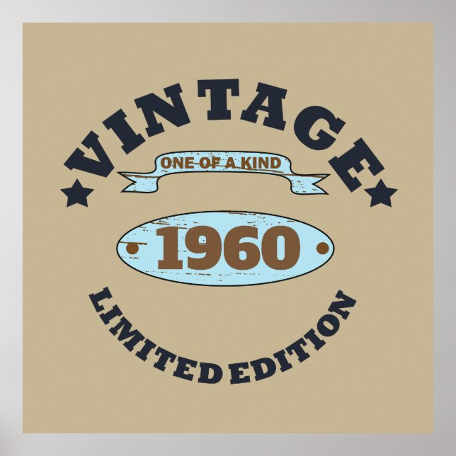 Poster Festa de aniversário de vinheta personalizada (Frente)