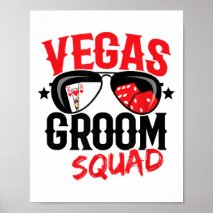 Poster Festa De Bachelor De Vegas - Casada Em Vegas - Sq
