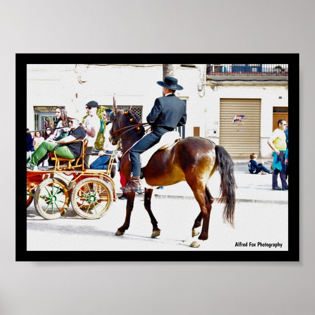 Poster Festa de Boas-Vindas dos Cavalos (Frente)