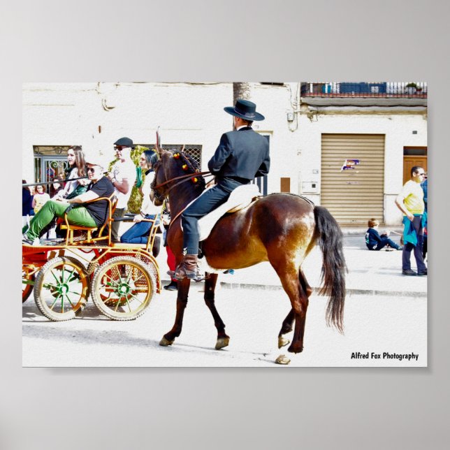 Poster Festa de Boas-Vindas dos Cavalos (Frente)