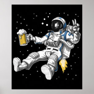 Poster Festa de Cerveja Astronauta