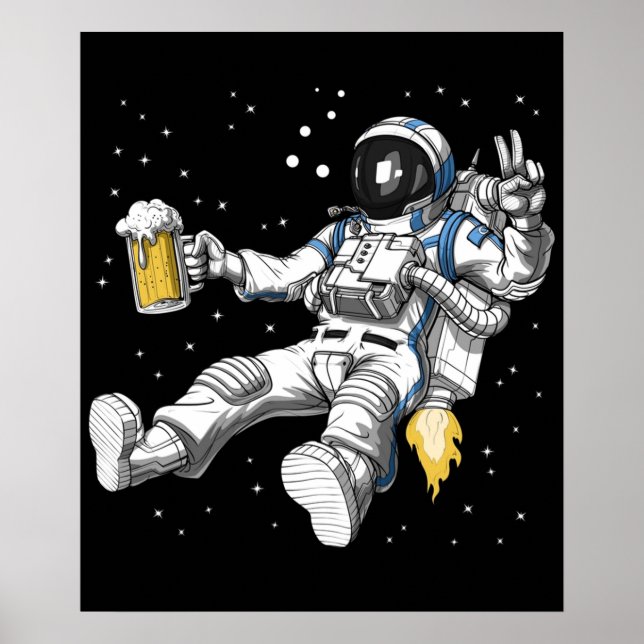 Poster Festa de Cerveja Astronauta (Frente)