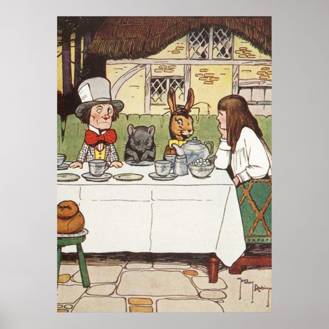 Póster Festa de Chá Louco (Frente)