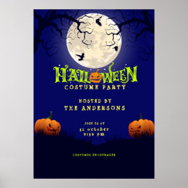 Poster Festa de Costume de Halloween