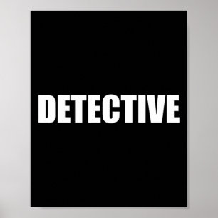 Poster Festa de Costume de Halloween, Detetive Polícia