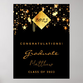 Poster Festa de formatura 2023 - formando de estrelas dou