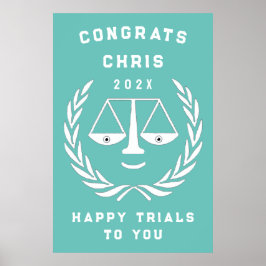 Poster Festa de formatura da Creative Law School