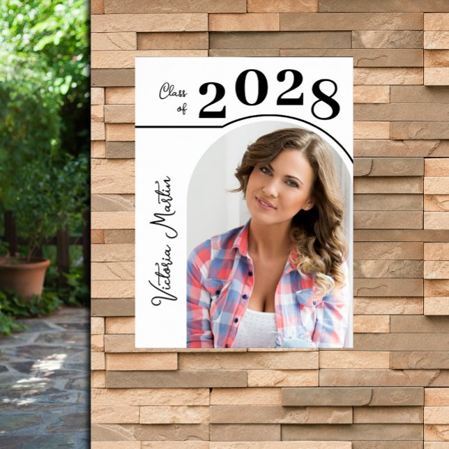 Poster Festa de formatura de Fotografias de Arch Moderno (Modern arch photo graduation party poster - PRINTED and/or INSTANT DOWNLOAD)