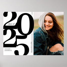 Poster Festa de formatura de fotos Bold 2025