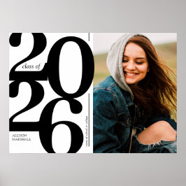 Poster Festa de formatura de fotos Bold 2025