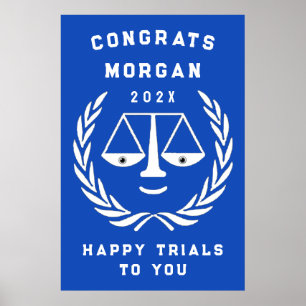 Poster Festa de formatura Personalizada da Faculdade de D