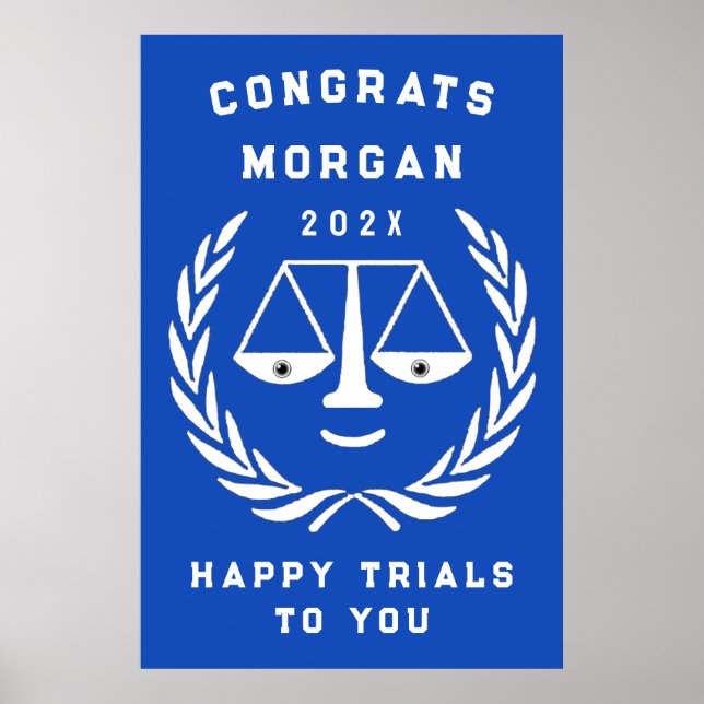 Poster Festa de formatura Personalizada da Faculdade de D (Frente)