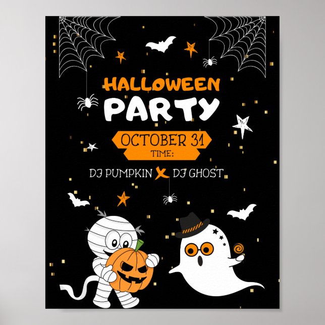 Poster Festa de Halloween (Frente)