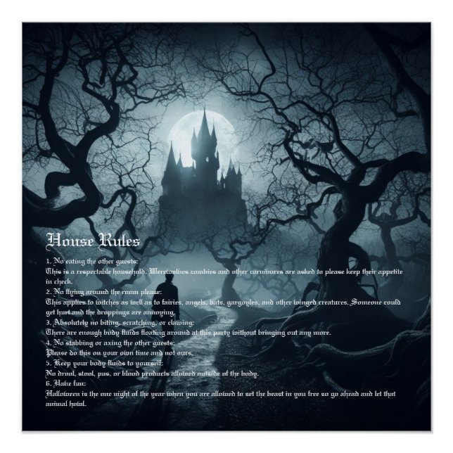 Póster Festa de Halloween (Frente)