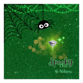 Póster Festa de Halloween Chic Spooky