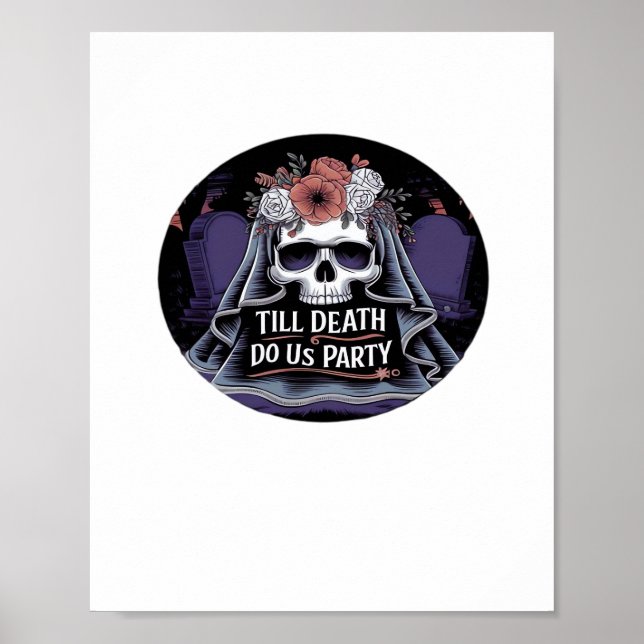 Poster Festa de Halloween de Casamento de Spooky Festa de (Frente)