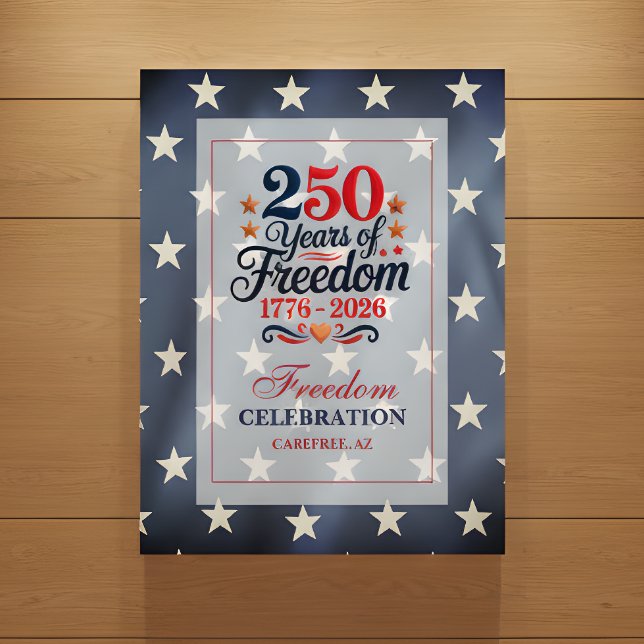 Poster Festa de Liberdade do 250º Aniversário (Criador carregado)