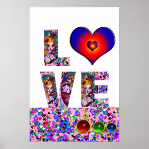 POSTER FESTA DE MÁSCARAS VENEZIANA DO AMOR DO DIA DOS NAM