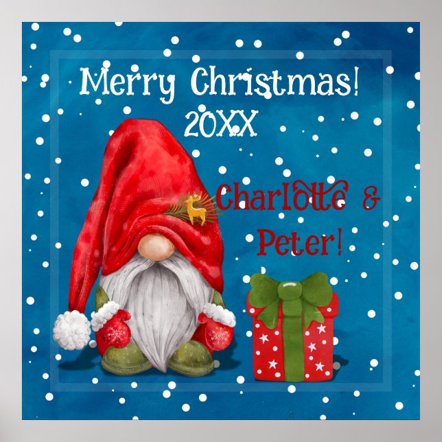 Poster Festa de Natal Personalizável (Frente)