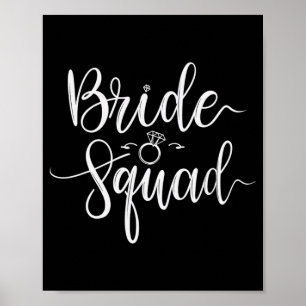 Poster Festa de solteira Bridal da Equipe de Casamento de