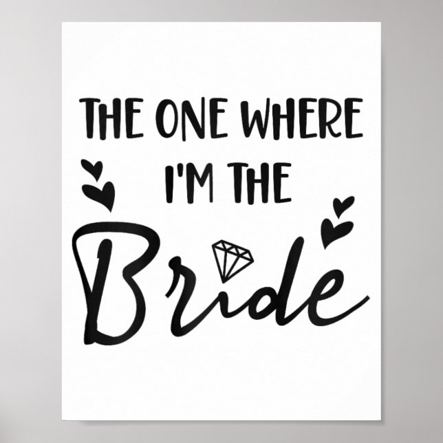 Poster Festa de solteira Bridal, onde eu sou o Br (Frente)