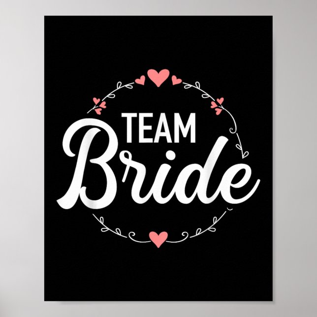 Poster Festa de solteira do Team Bride (Frente)