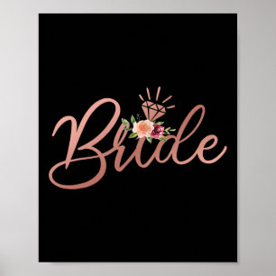 Poster Festa de solteira Noiva Chá de casamento Bridal Gi