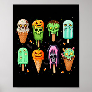 Poster Festa de Verão, Sorvete de picolé, Spookle, S.
