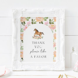 Poster Festa do Cavalo Obrigado Sinal de Favor