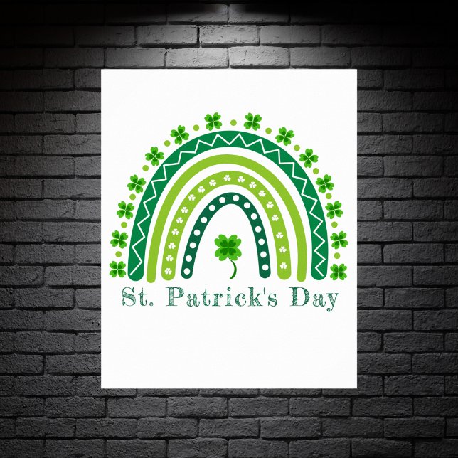 Poster Festa Elegante do Dia de São Patrício (Elegant St. Patrick's Day Party Poster
)