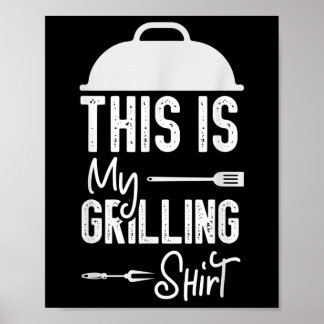 Poster Festa Engraçada De Grill De Churrasco - Este É O M