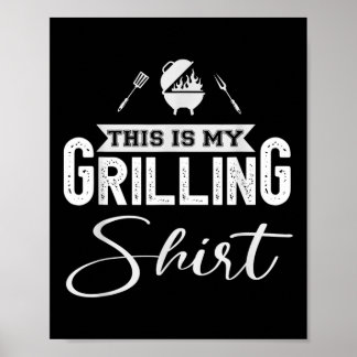 Poster Festa Engraçado De Grill Do Churrasco - Este É O M
