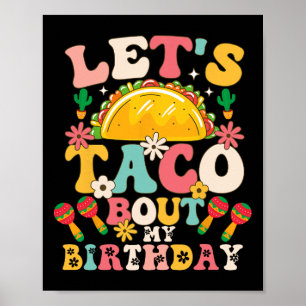 Poster Festa Mexicana Cinco De Maio Vamos Taco Sobre Meu 