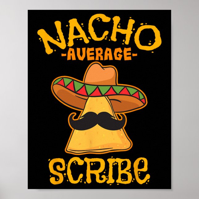 Poster Festa Mexicana Cinco De Mayo do Nacho Average Scri (Frente)