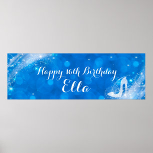 Poster Festa Personalizada de Cinderella Heel Cinderela A