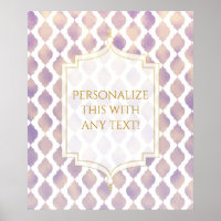 Festa Personalizada Tema Árabe Marroquino Dourado 