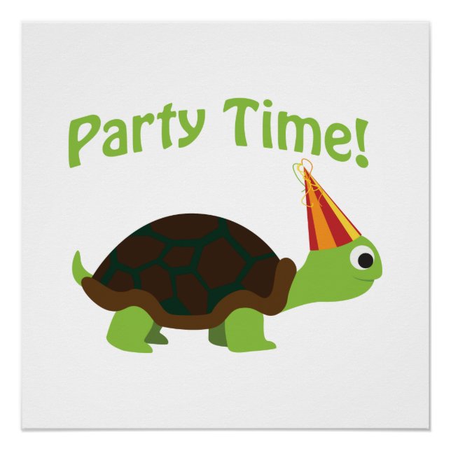 Póster Festa! Tartaruga (Frente)