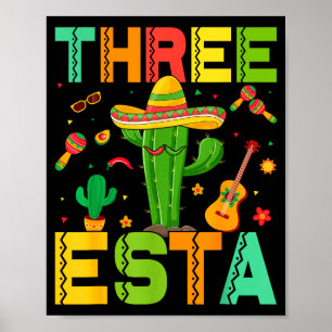 Poster Festa Temática Mexicana Cinco De Mayo Aniversário