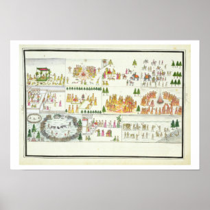 Poster Festivais Hindu que incluem Dasehra, Diwali e Holi