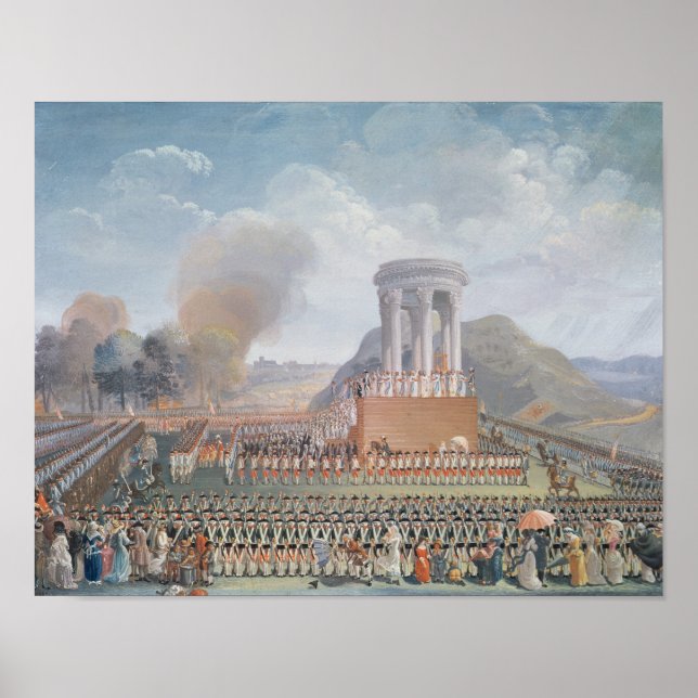 Póster Festival da Federação, 14 de julho de 1790 (Frente)