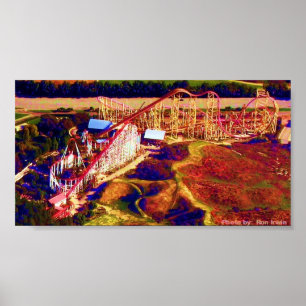 Póster Festival de Digitas da montanha russa