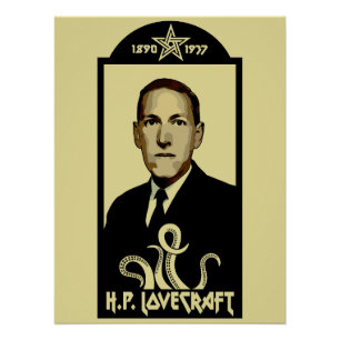 Póster Festival de fã de Lovecraft H.P.