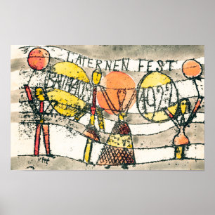 Poster Festival de Lanternas Bauhaus Paul Klee