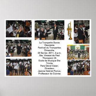 Poster Festival de Trompetes de 2011: A Trompete Deve Soa