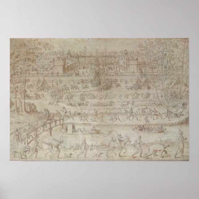 Poster Festival no Chateau d'Anet (Frente)